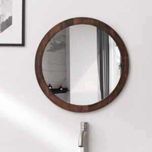 Miroir Bois Mural de Courtoisie Style Minimaliste